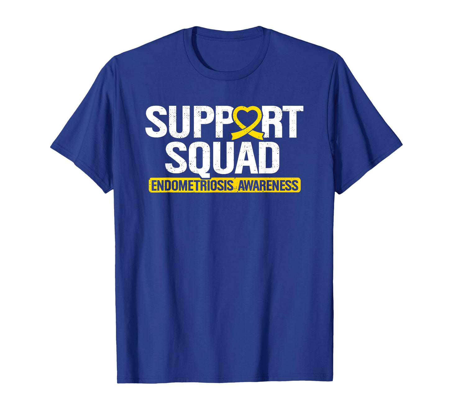 Endometriosis Support Squad Yellow Ribbon Endo Warrior T-Shirt