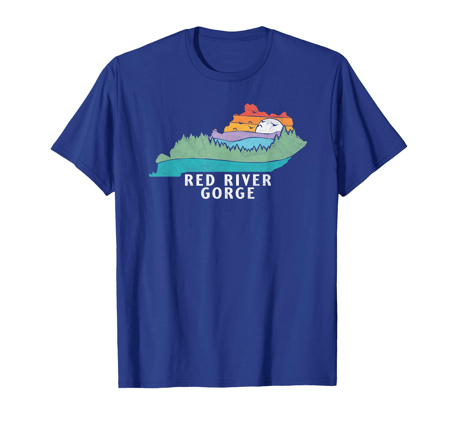 Red River Gorge Kentucky Outdoors State Nature Retro T-Shirt