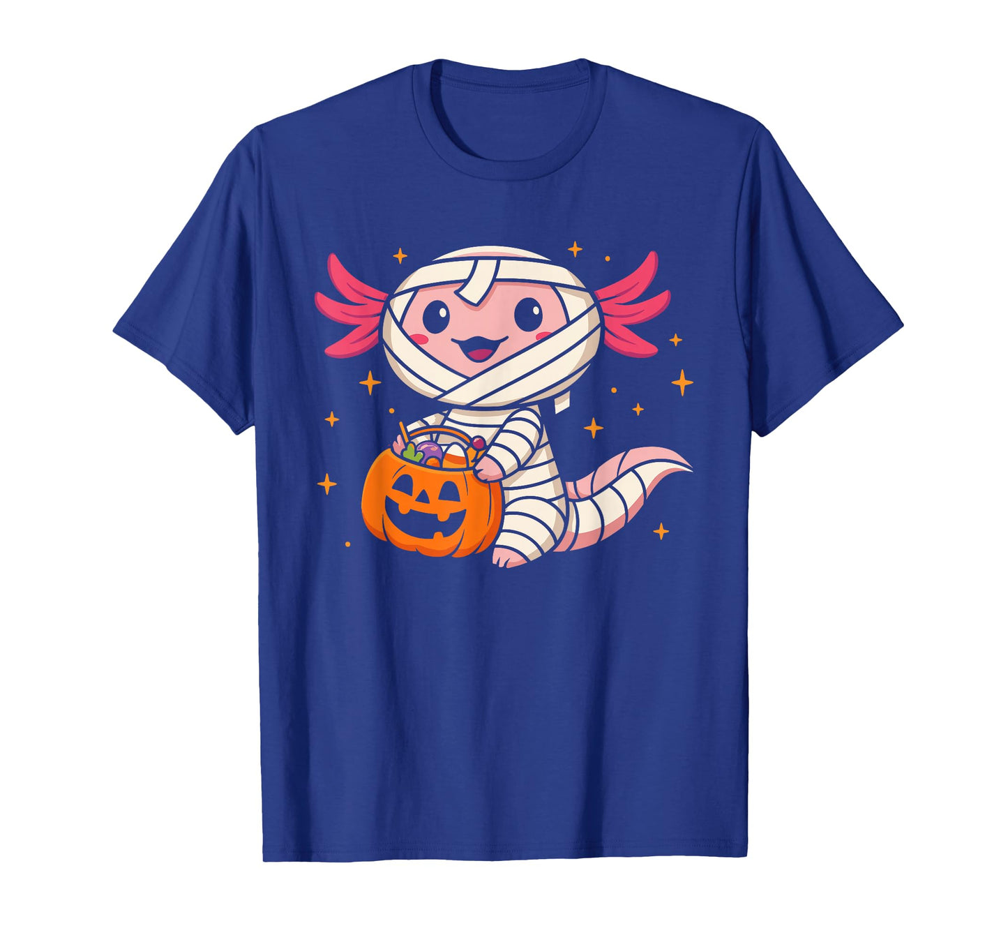 Cute Halloween Axolotl Spooky Animal Halloween Costume T-Shirt