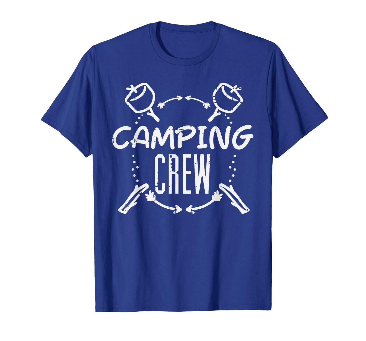 Camping Crew Marshmallow Family Camp Men Women Kids T-Shirt