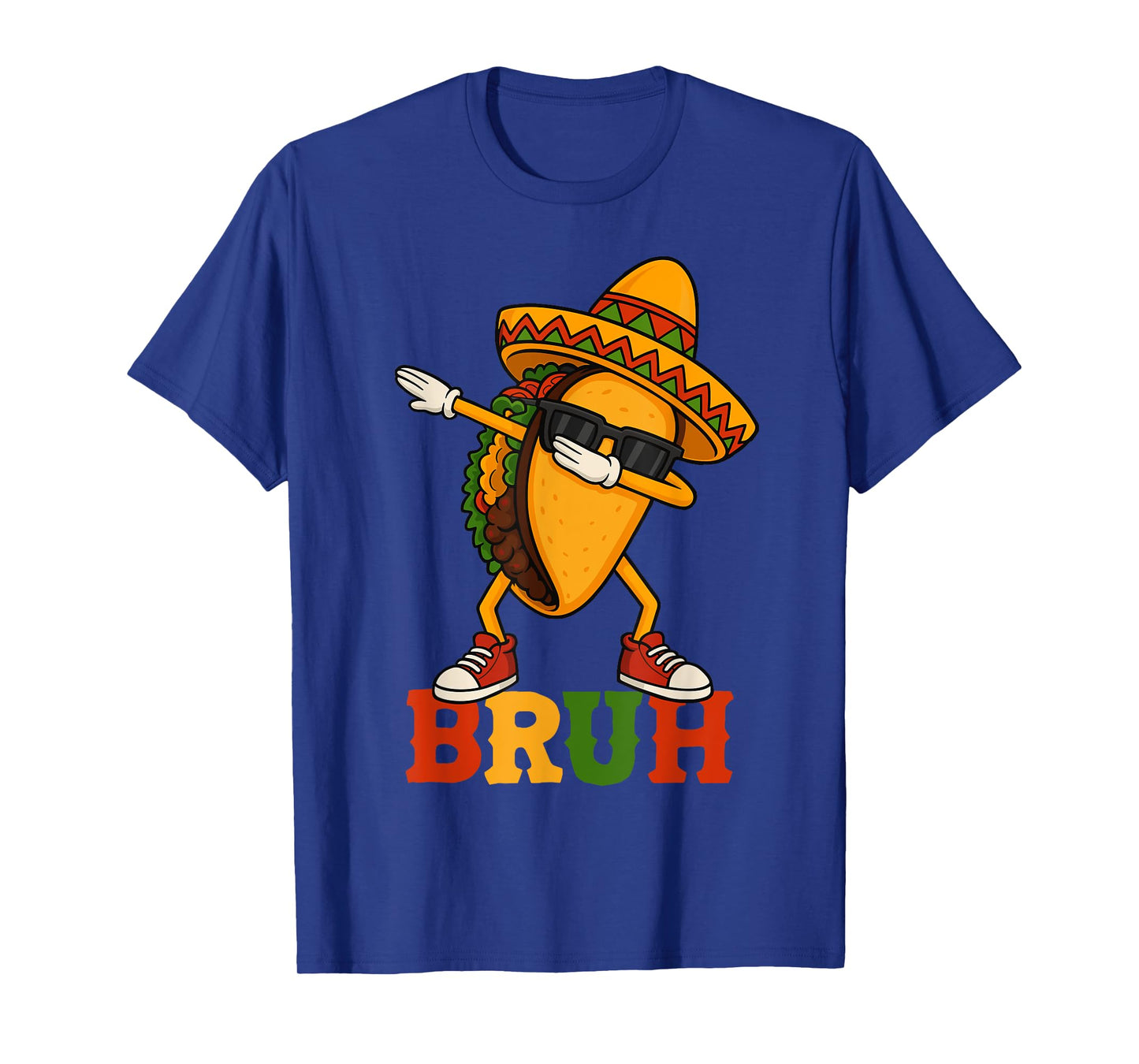 Bruh Dabbing Taco Outfit Boys Kids Men Cinco De Mayo T-Shirt
