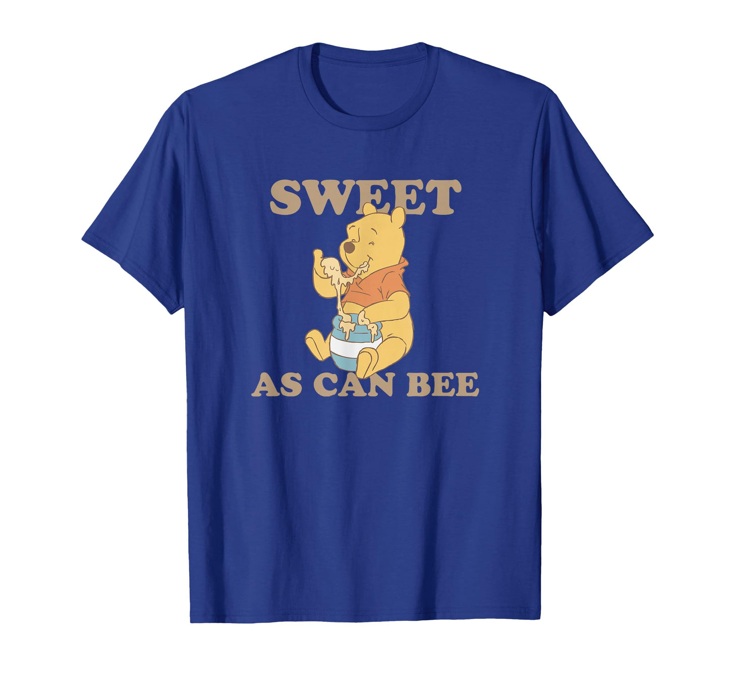 Disney Winnie The Pooh Sweet As Can Bee Eating Honey Vintage T-Shirt