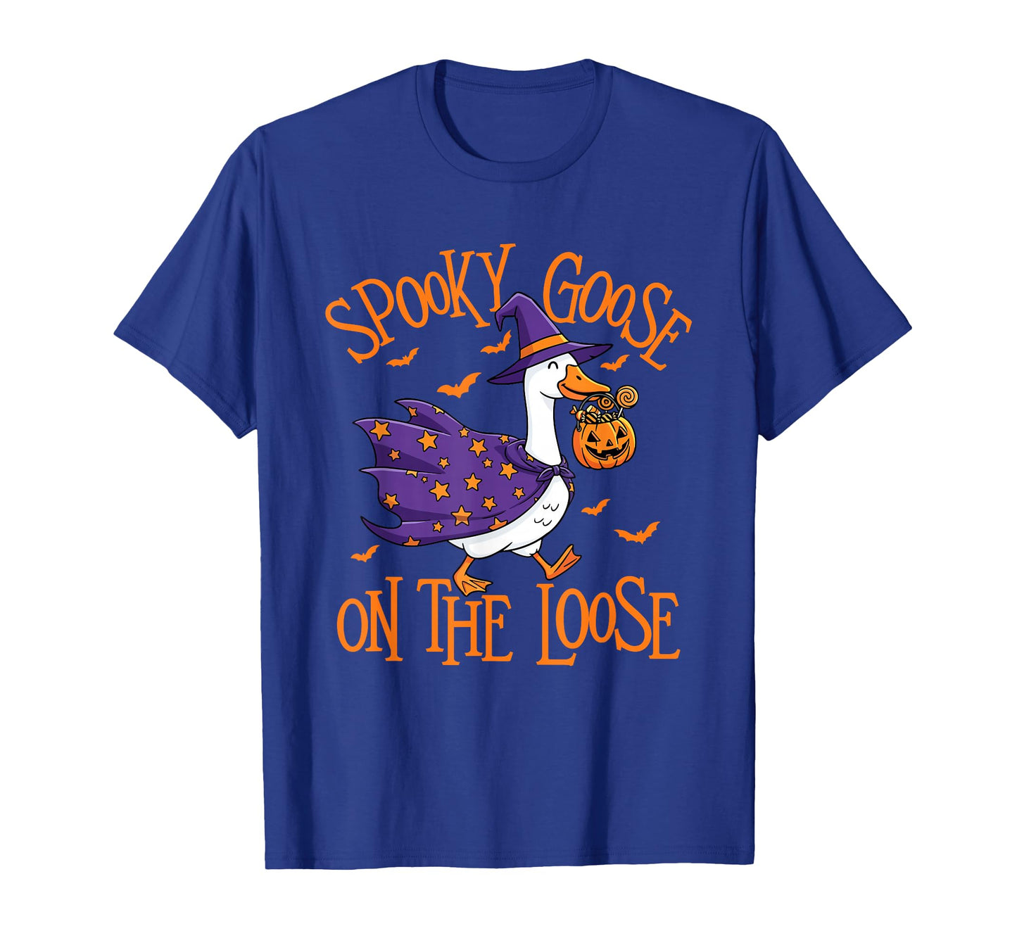 Spooky Goose On The Loose - Halloween Jack O’Lantern T-Shirt