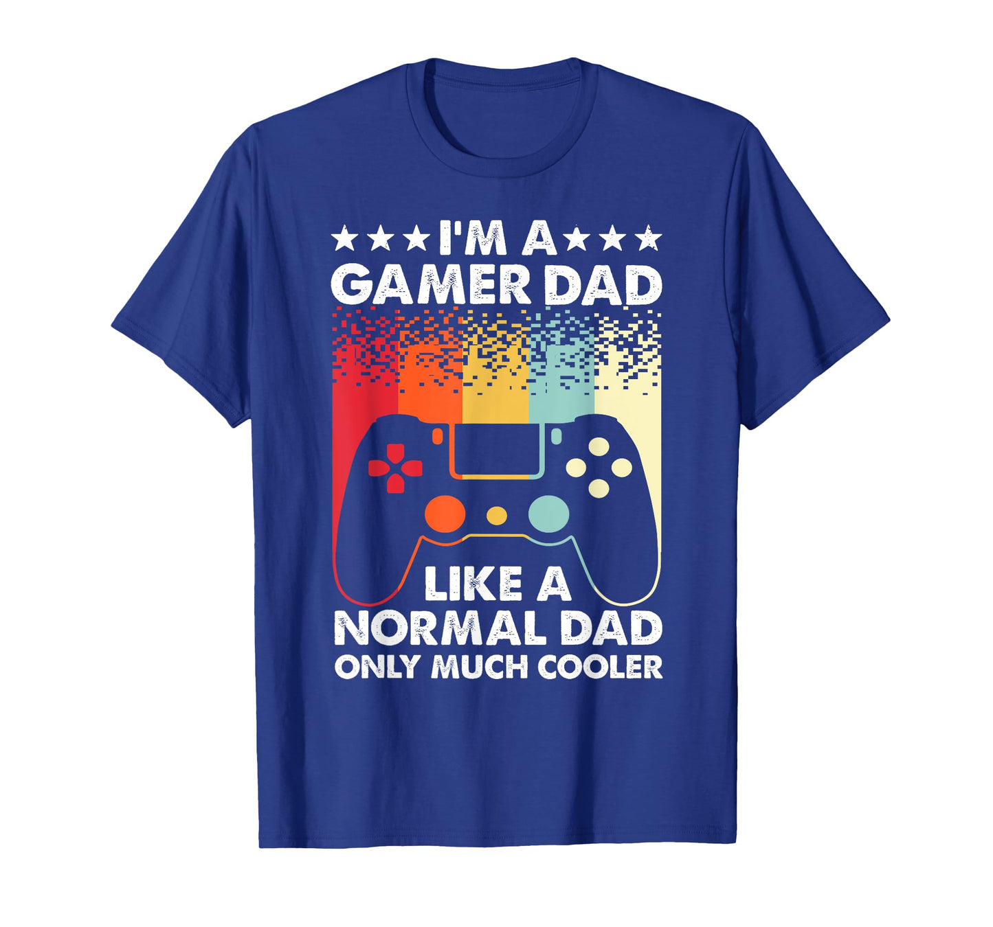 Funny Gamer Dad Art For Men Video Game Console Gamer Gaming T-Shirt