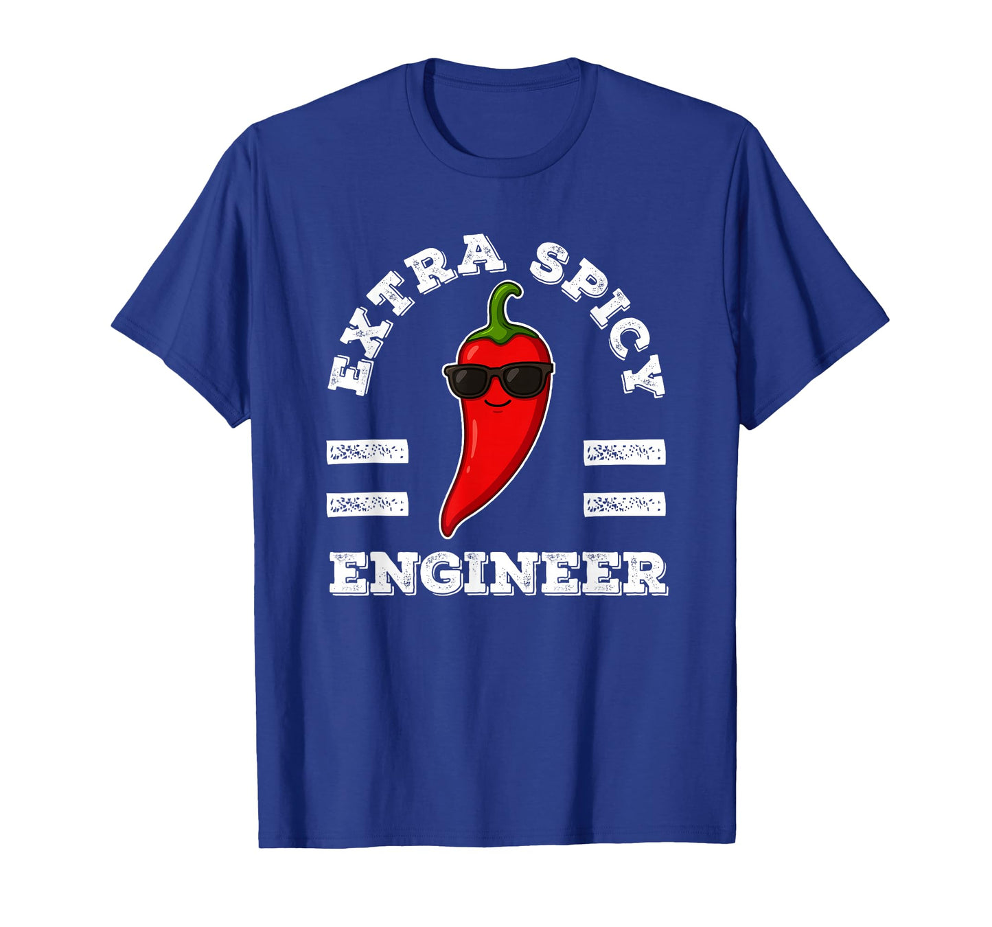 Extra Spicy Engineer Mens Foodie Humor Hot Chili Pepper Pun T-Shirt