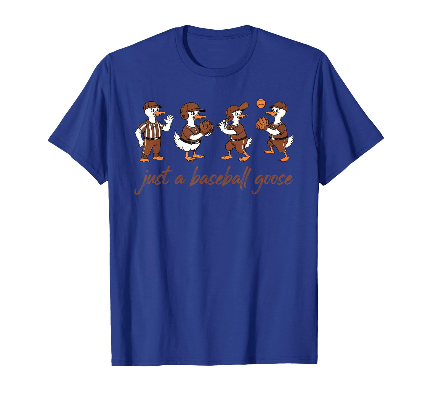 Just A Baseball Goose, Funny Game Day Goose, Football Animal T-Shirt