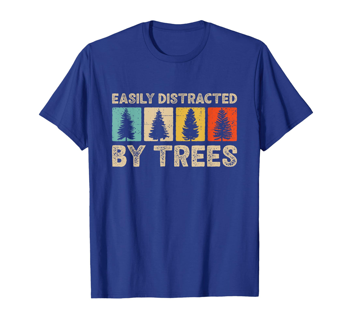 Easily Distracted By Trees Vintage Tree T-Shirt