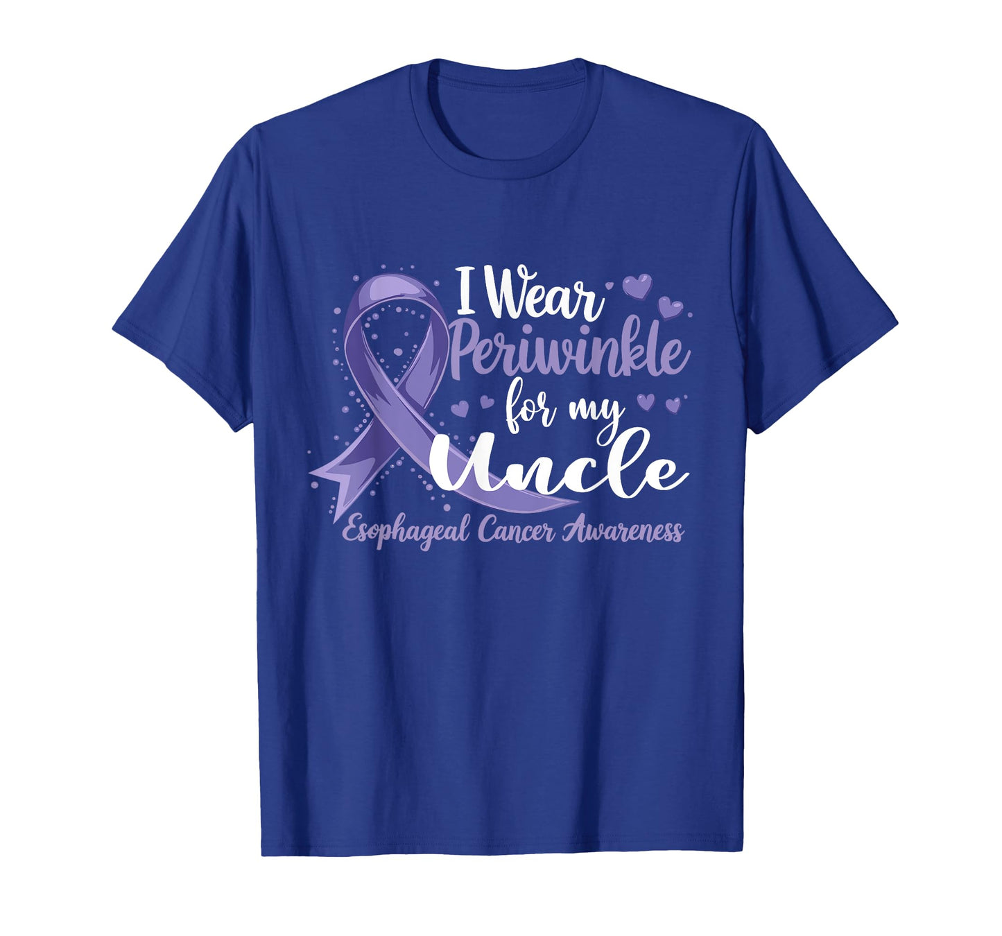 I Wear Periwinkle For My Uncle Esophageal Cancer T-Shirt
