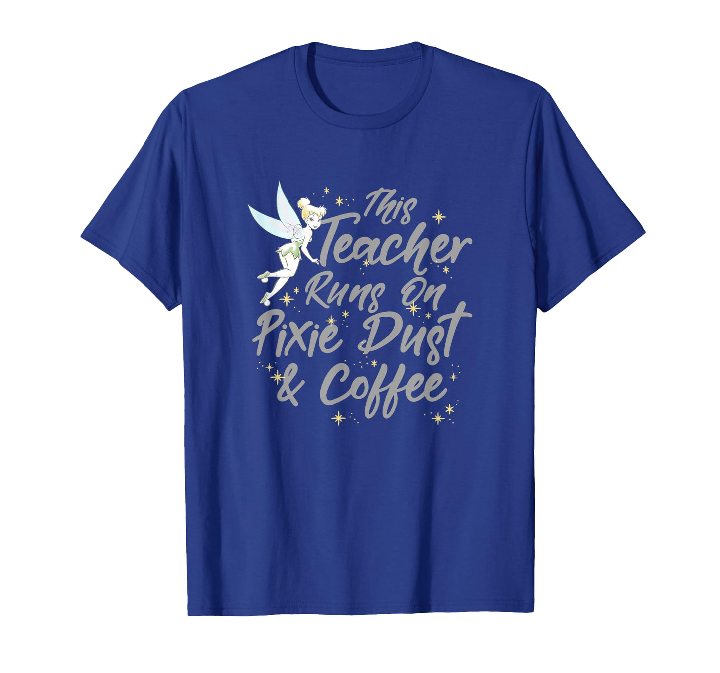 Disney Peter Pan Tinkerbell Teacher Pixie Dust And Coffee T-Shirt