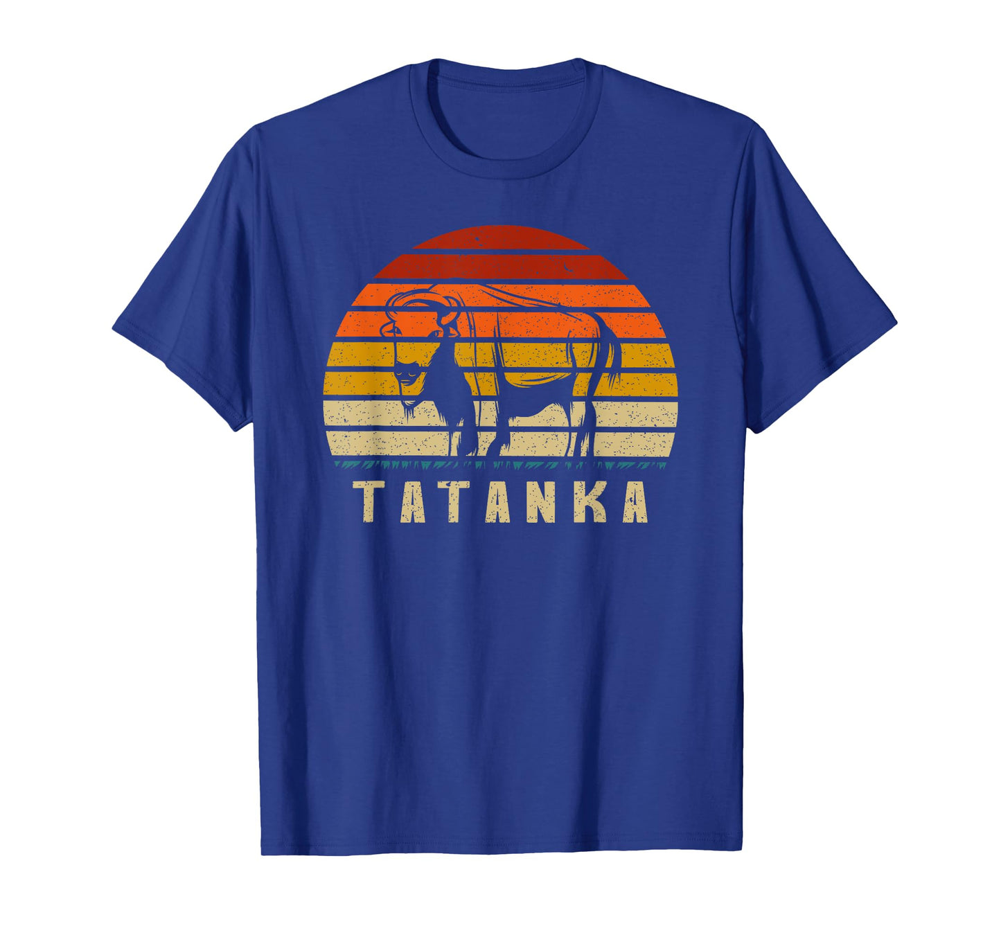 Retro Vintage American Buffalo Tatanka animal Gift Tee T-Shirt