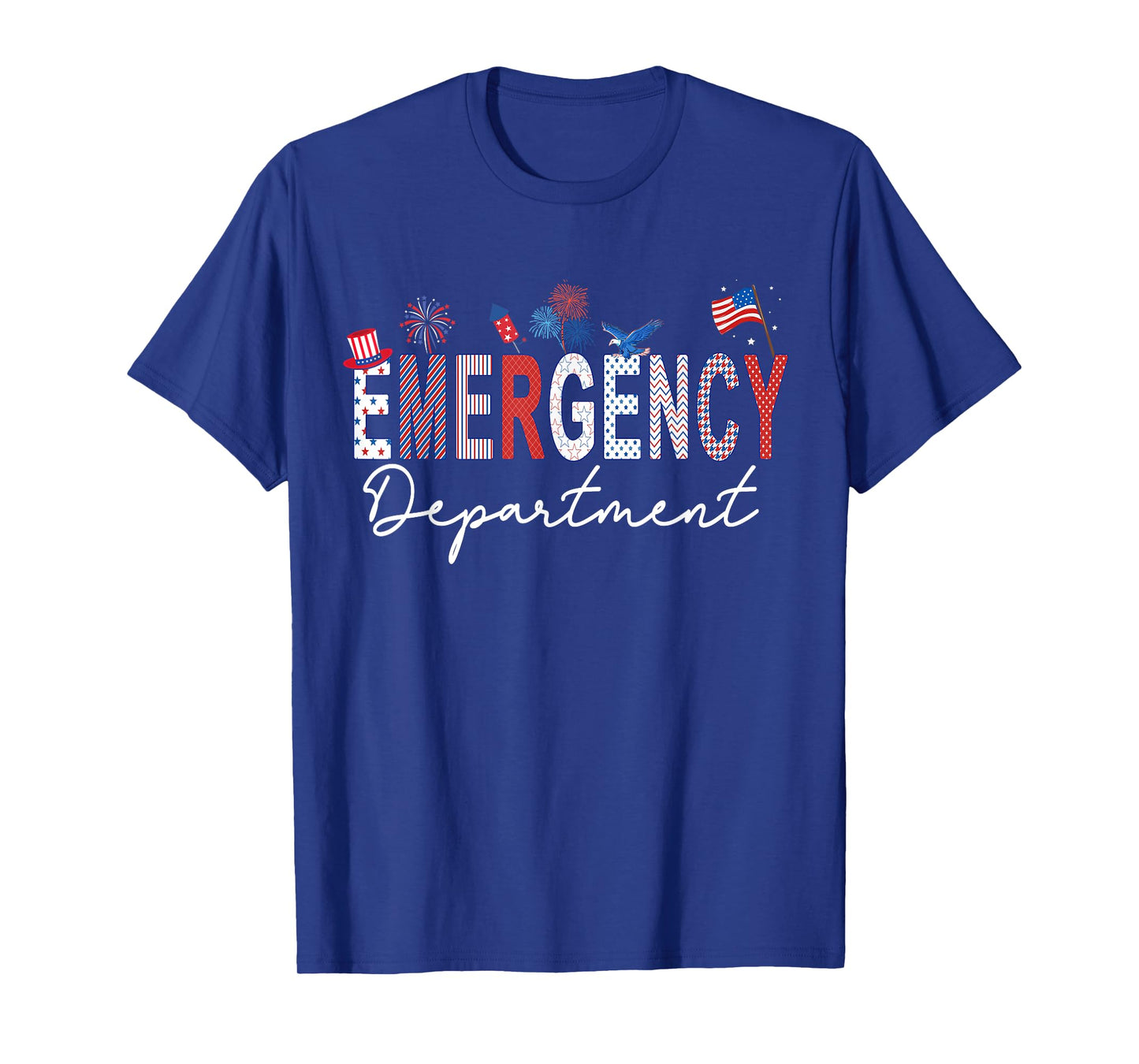 Emergency Department 4th of July USA Emergency Room Nurse T-Shirt
