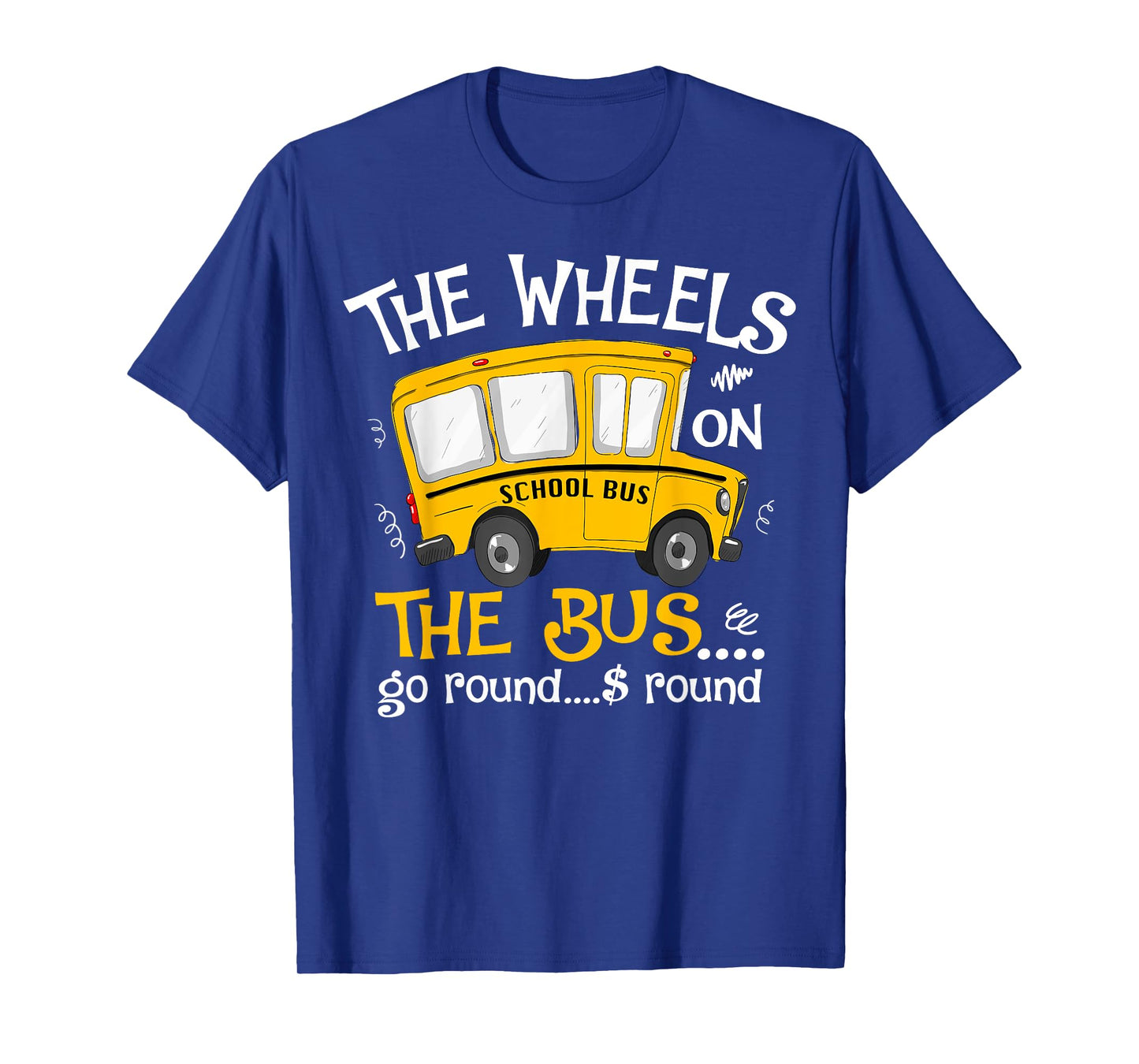 Back To School The Wheels On The Bus Toddler Kids T-Shirt