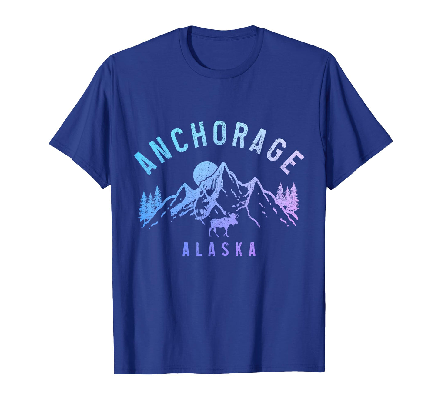 Anchorage Alaska Moose Mountains Nature Lover T-Shirt