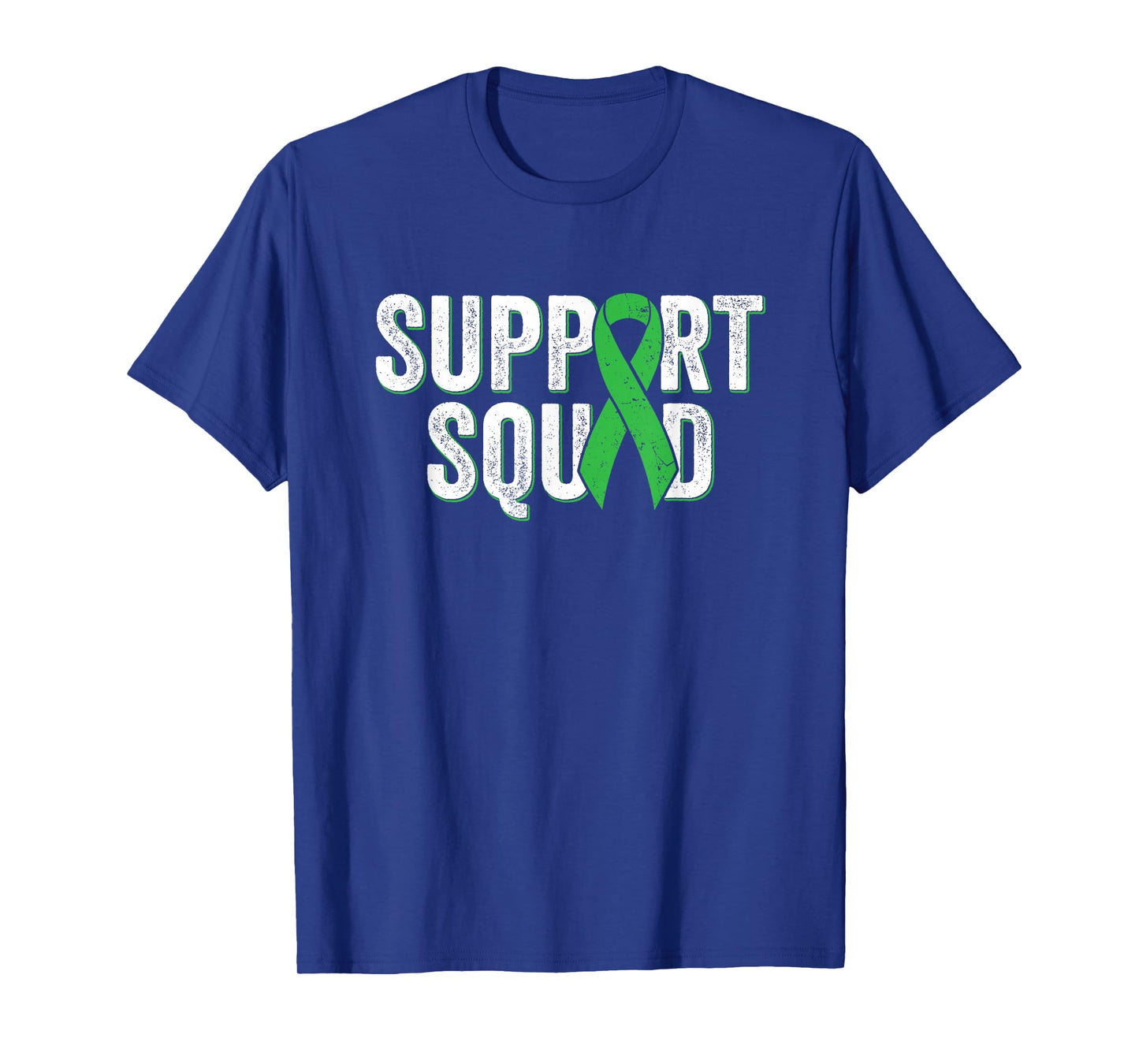 Kidney Disease Support Squad - Green Awareness Ribbon T-Shirt