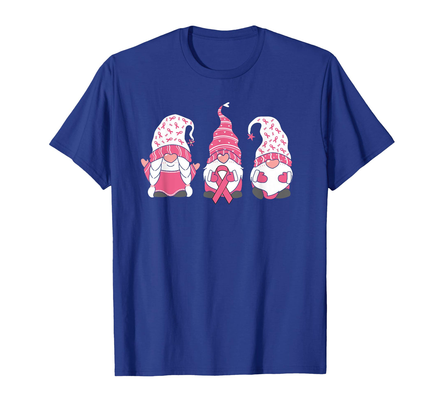 Gnomes Breast Cancer Family Support Breast Cancer Awareness T-Shirt