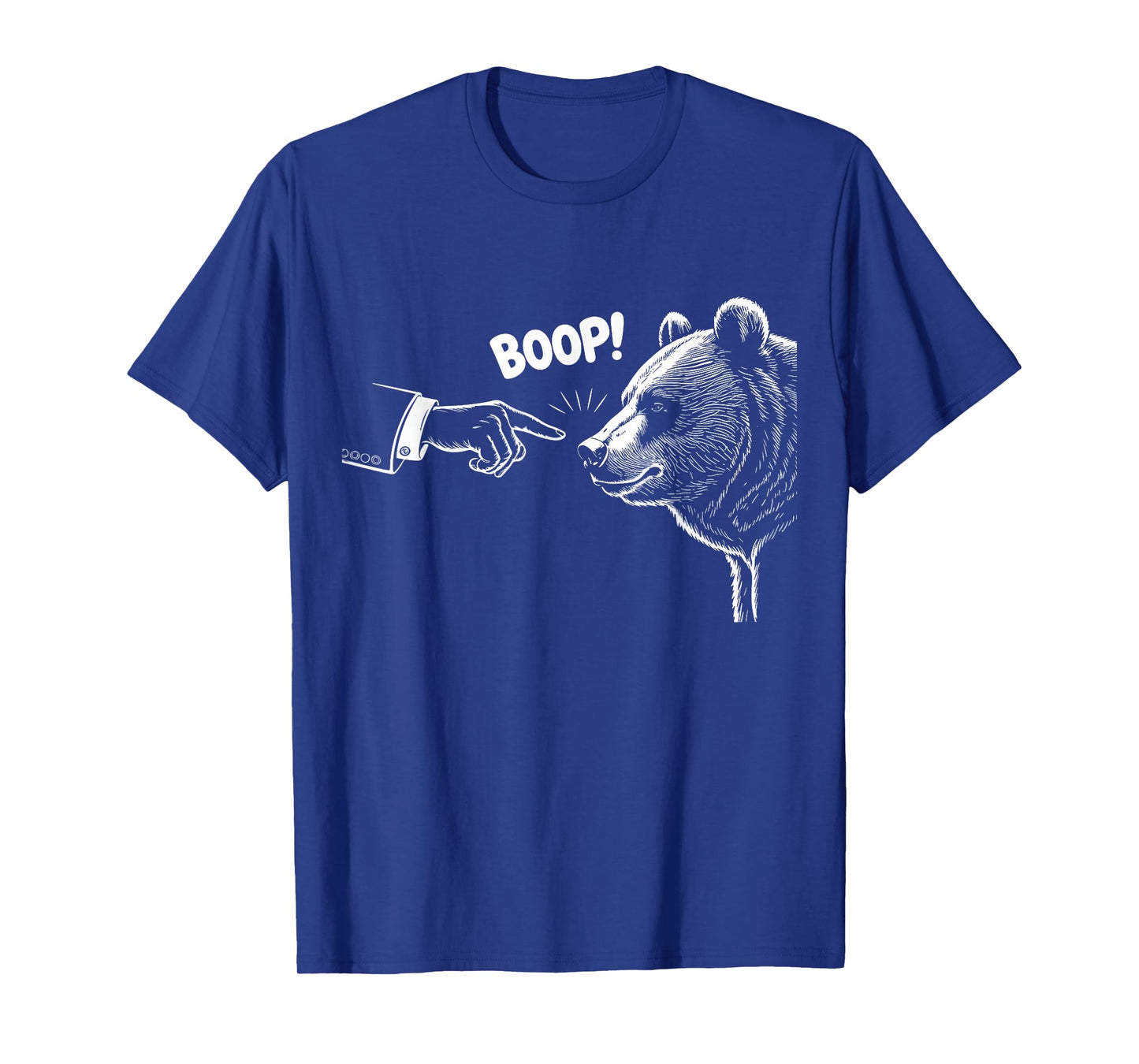 Bear Boop Funny Bear Nose Retro Outdoors Humor bear T-Shirt