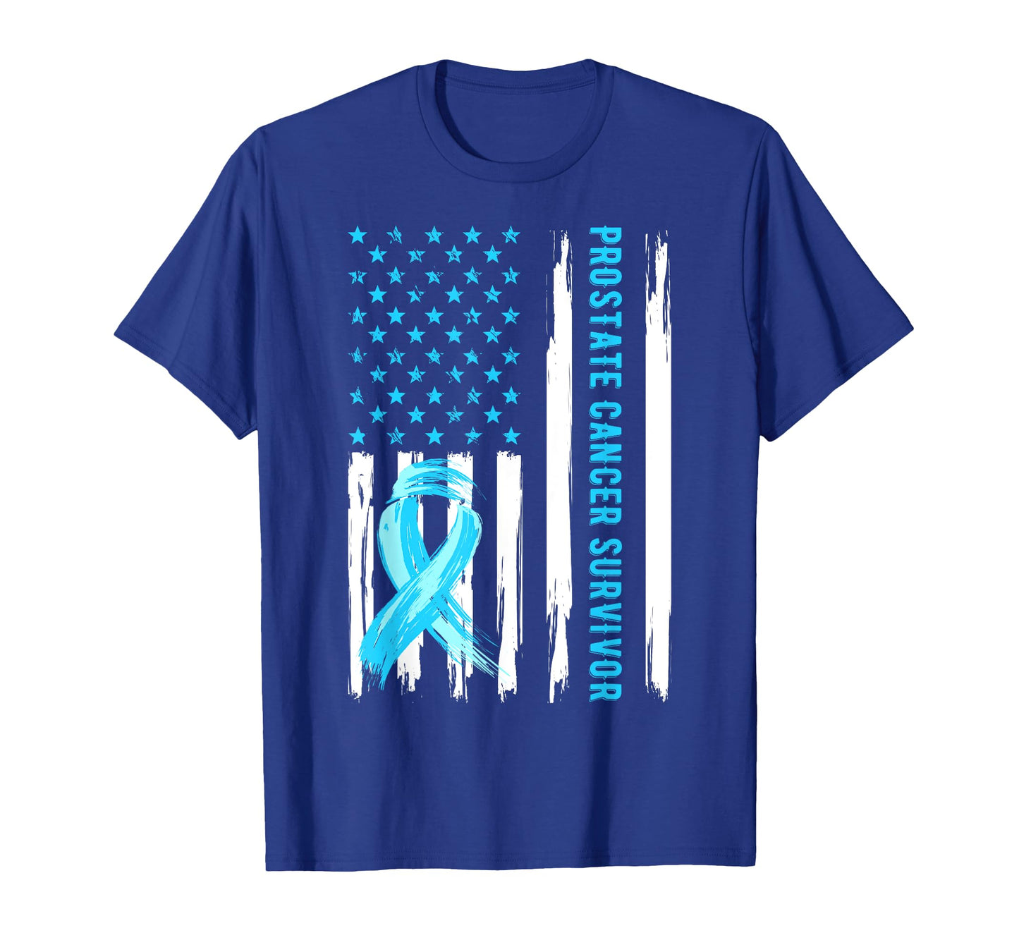 Light Blue Ribbon Prostate Cancer Survivor Gifts For Men T-Shirt