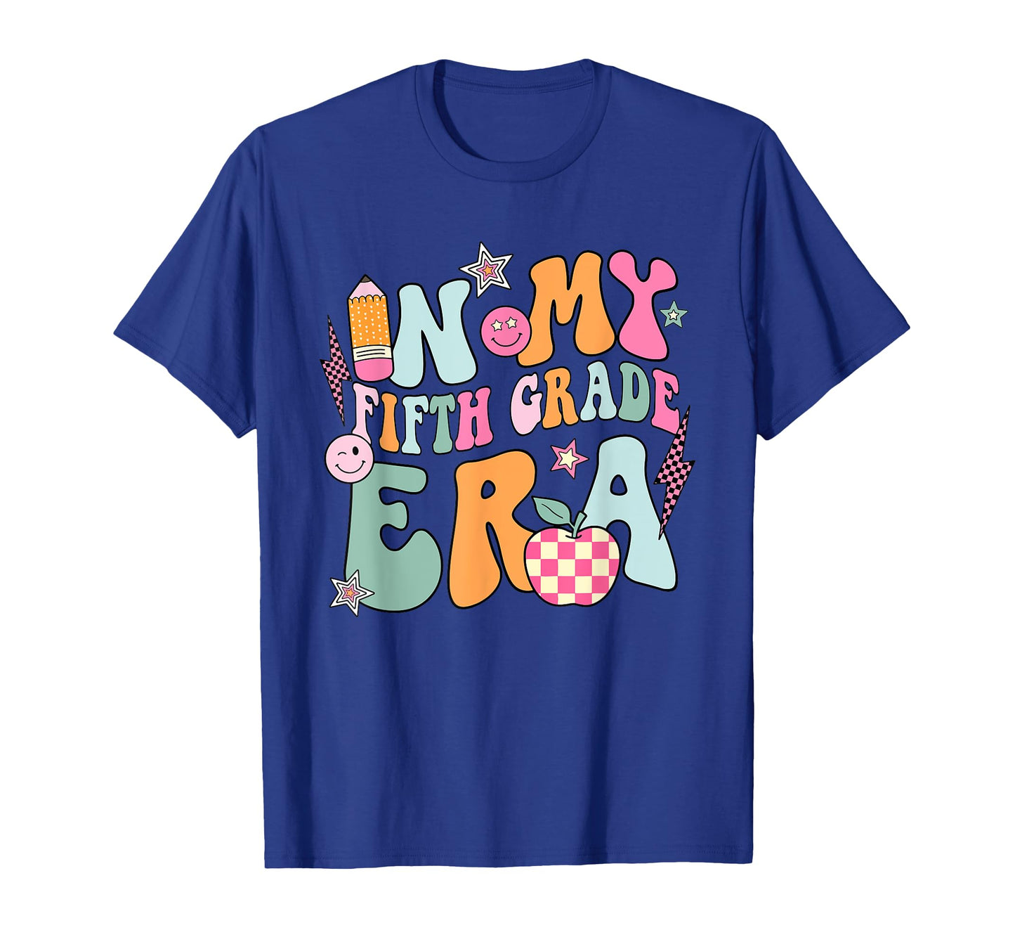 In My Fifth Grade Era Back To School Retro Groovy 5th Grade T-Shirt