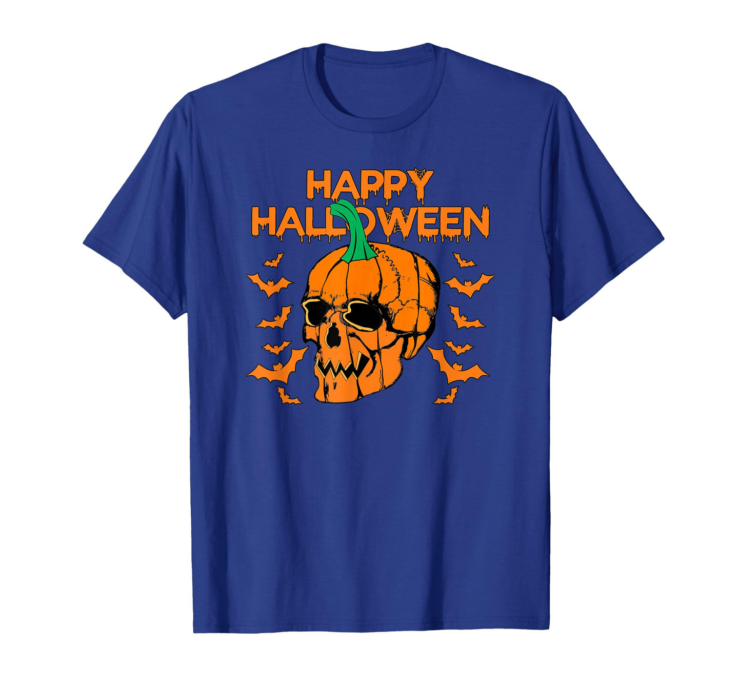 Halloween Skull Pumpkin I Scary Horror Halloween T-Shirt