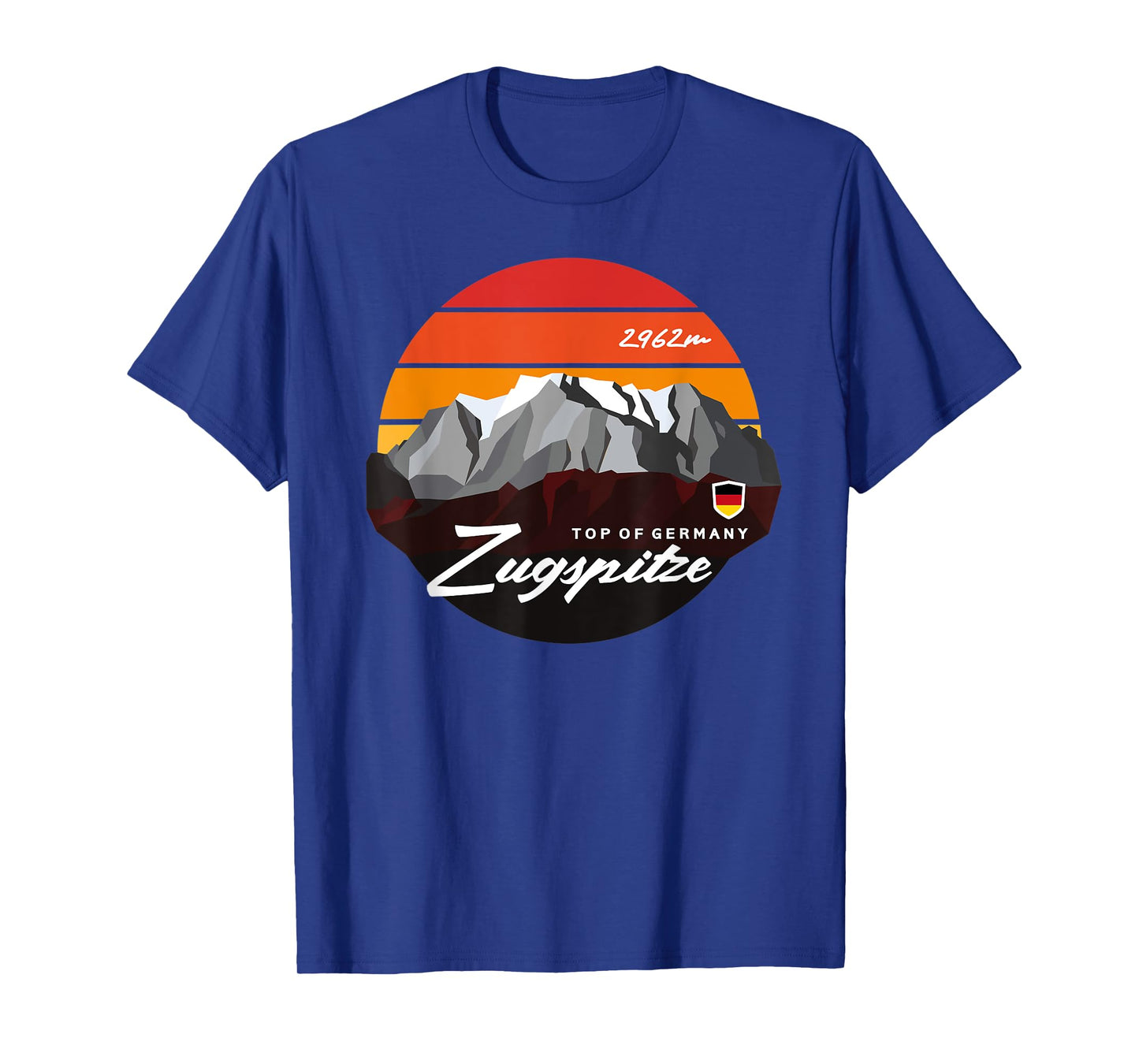 Germany Bavaria Zugspitze German Mountain Summit Souvenir T-Shirt