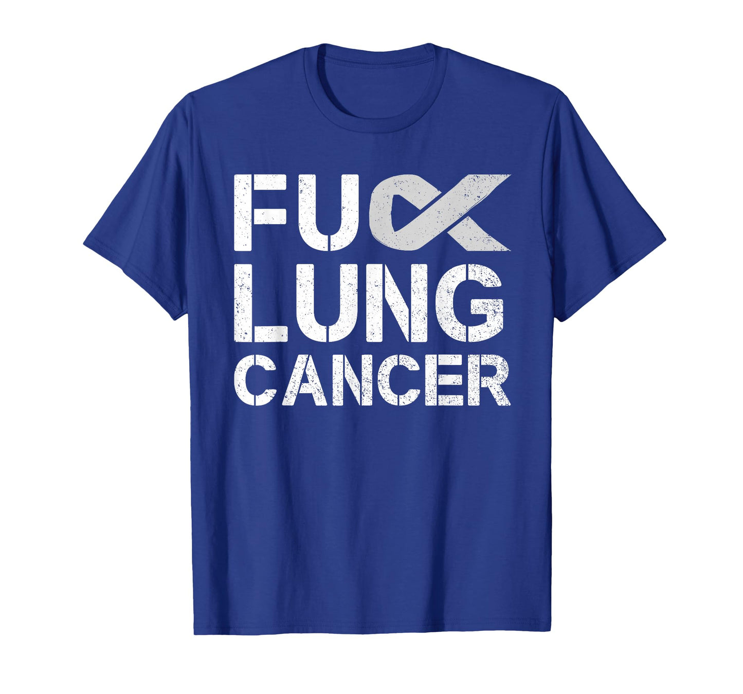 Fuck Lung Cancer Awareness Month Support Ribbon Warrior T-Shirt
