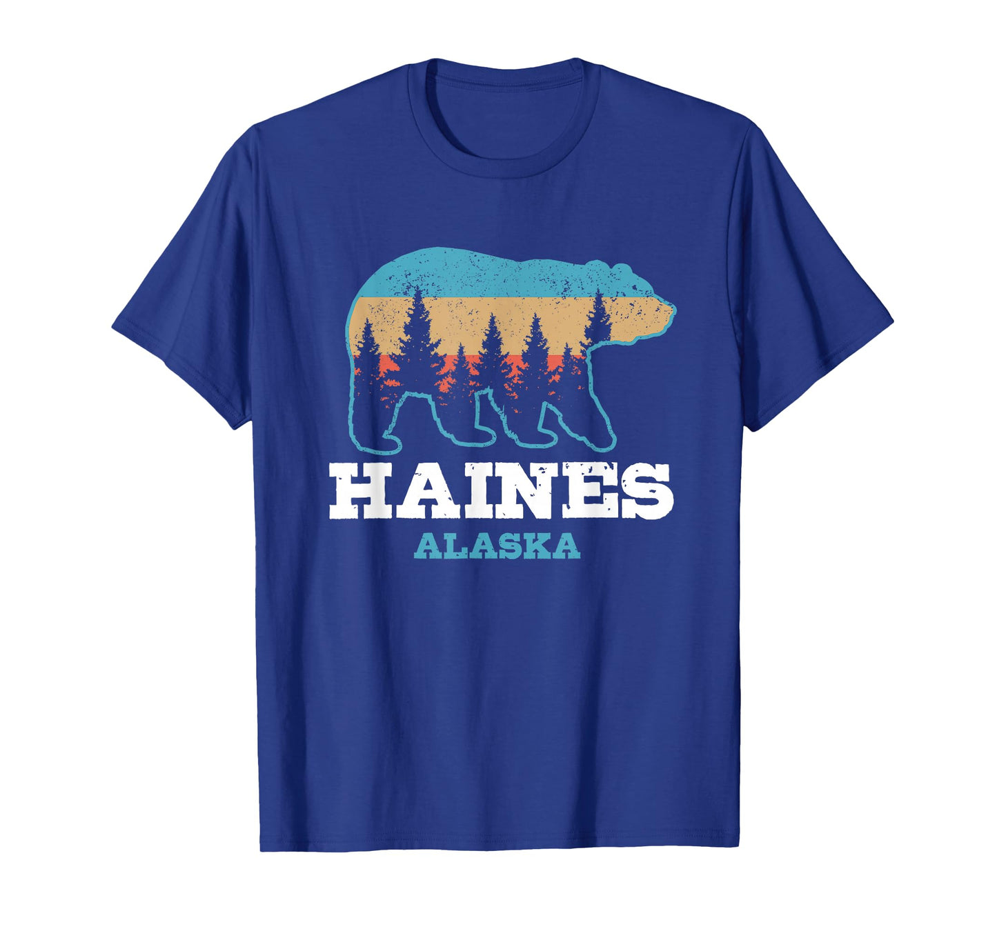 Haines Alaska Vintage Bear Grizzly Nature Souvenir Gift T-Shirt