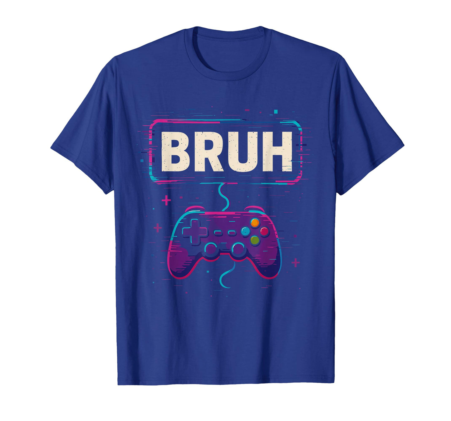 Halloween Video Game Costume Men Boys, Bruh Skeleton Gamer T-Shirt