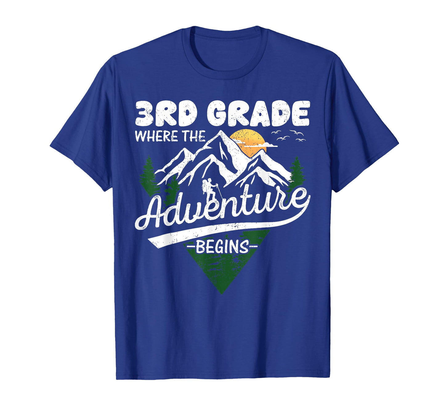 3rd Grade Adventure Begins First Day Of School Teacher Kids T-Shirt
