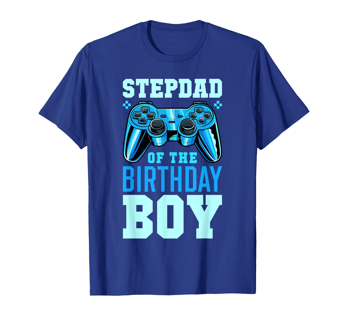 Stepdad of the Birthday Boy Matching Video Gamer Birthday T-Shirt