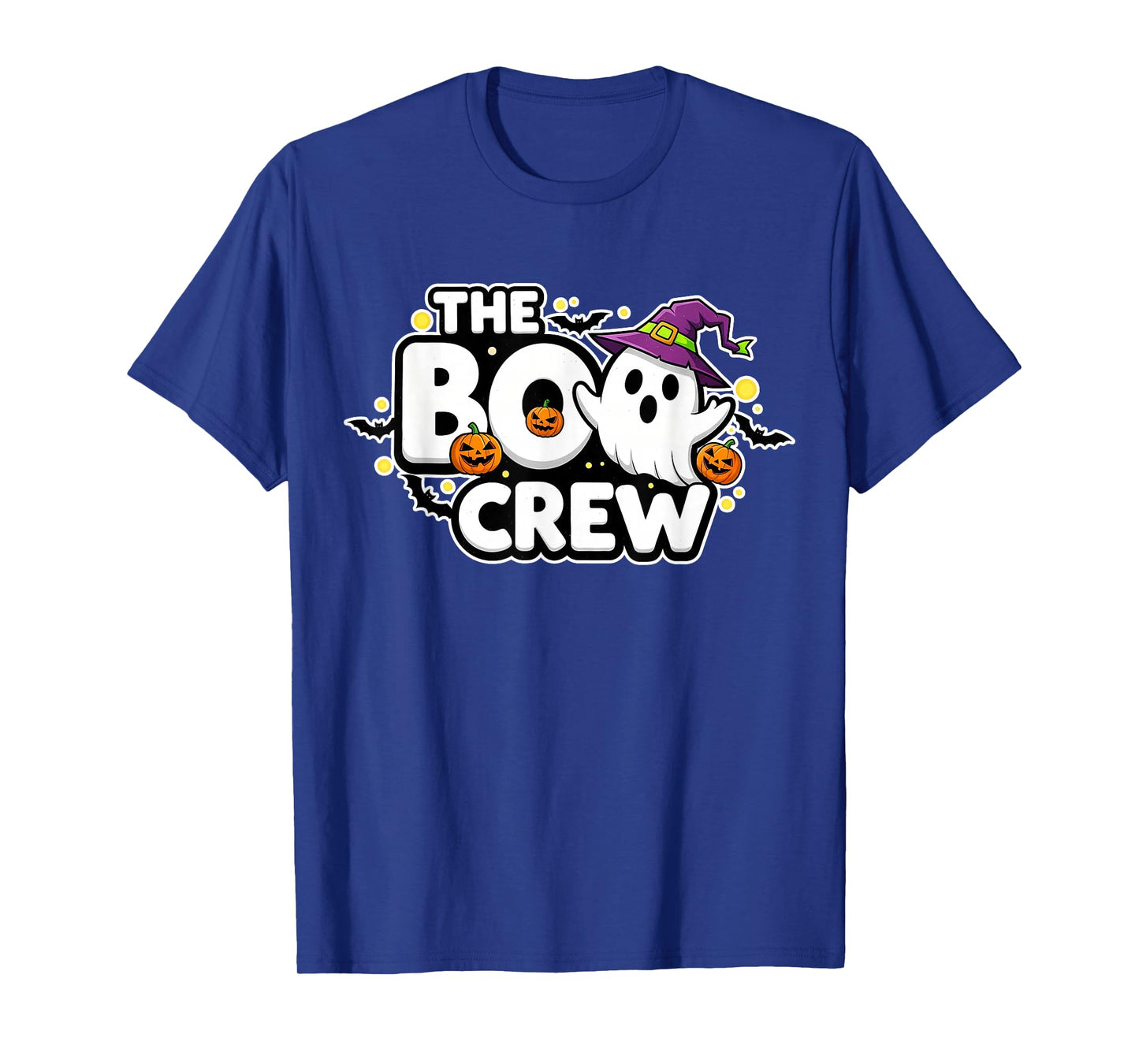 Halloween Ghost The Boo Crew Costume Matching Women Kids Men T-Shirt