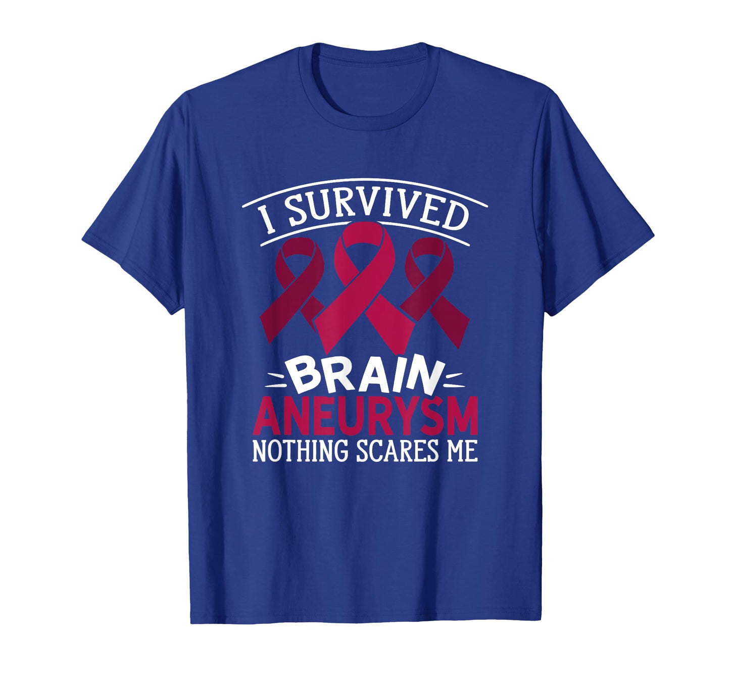 Aortic Brain Aneurysm Awareness Survived Brain Aneurysm T-Shirt