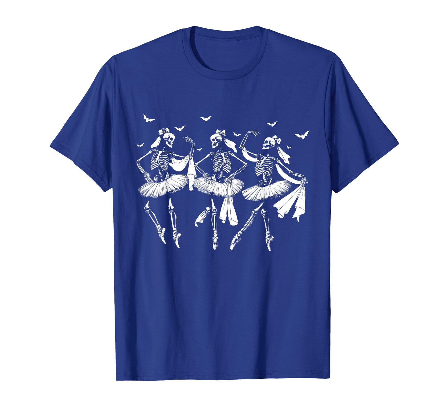 Horror Ballet Pumpkin Skeleton Dancing Spooky Halloween T-Shirt