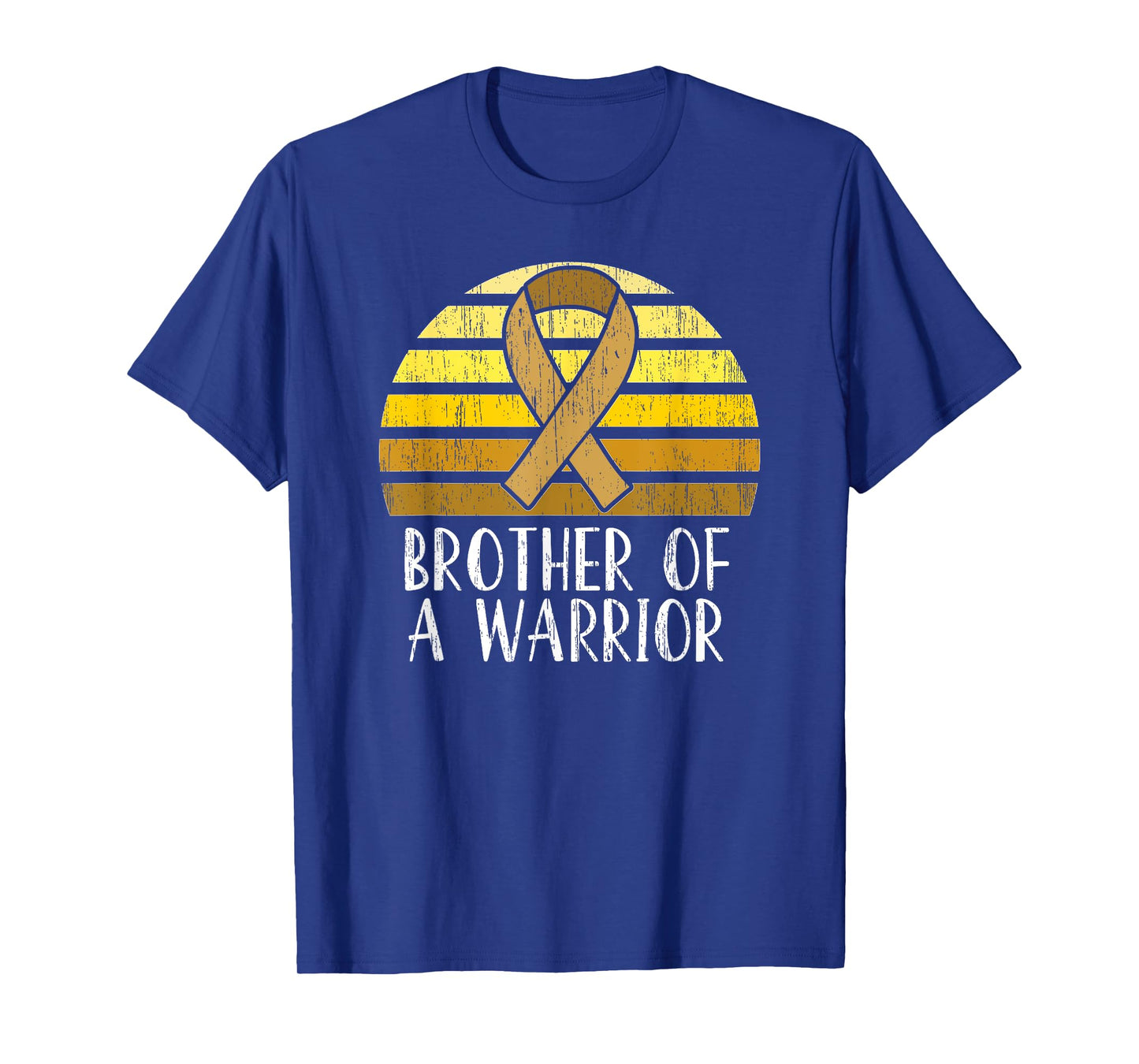 Brother Of A Warrior Childhood Cancer Awareness T-Shirt