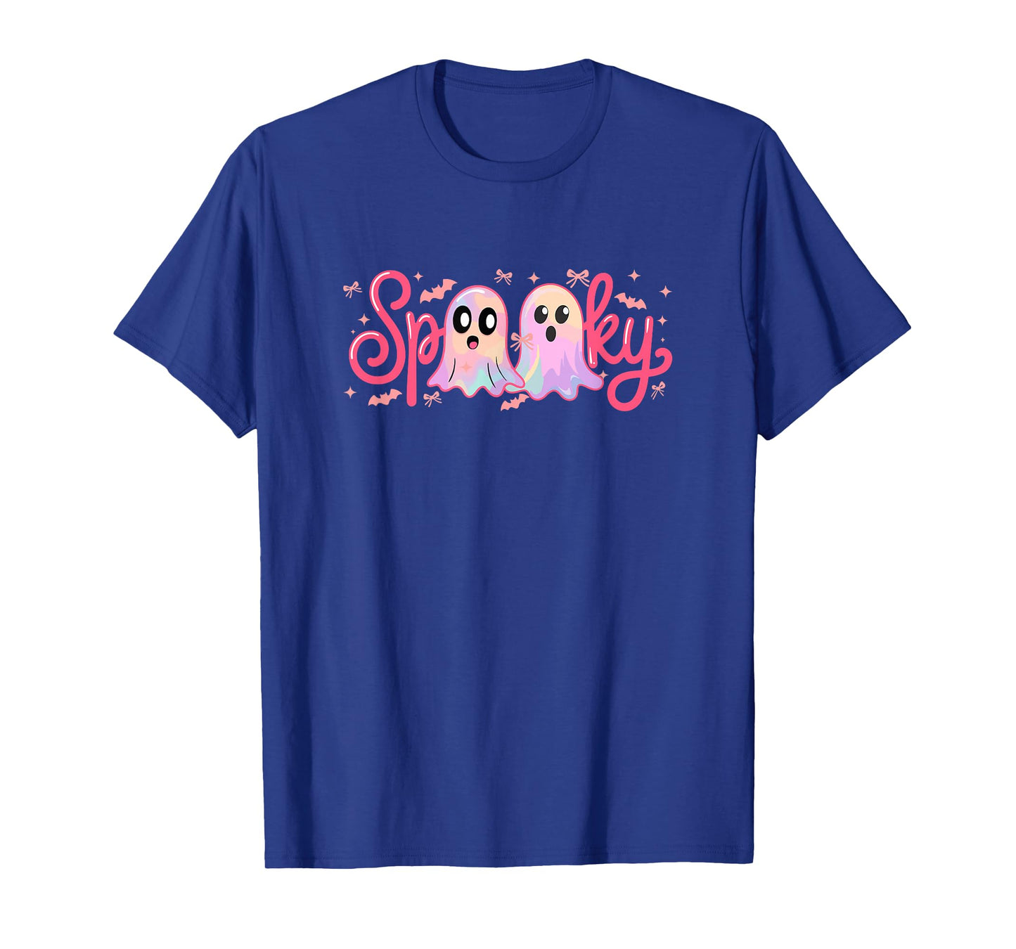 Spooky Halloween Colorful Boo Ghost Costume Kids Girls Women T-Shirt