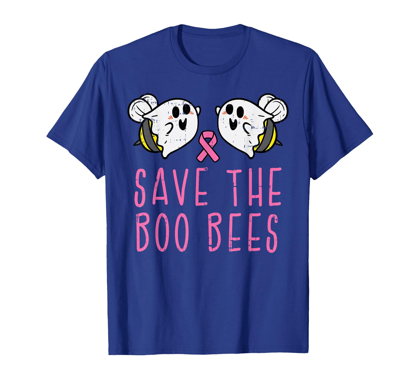 Save The Boo Bees Fun Halloween Breast Cancer Awareness Gift T-Shirt