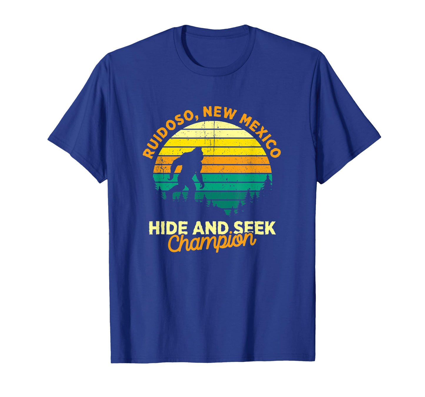 Retro Ruidoso, New Mexico Big foot Souvenir T-Shirt