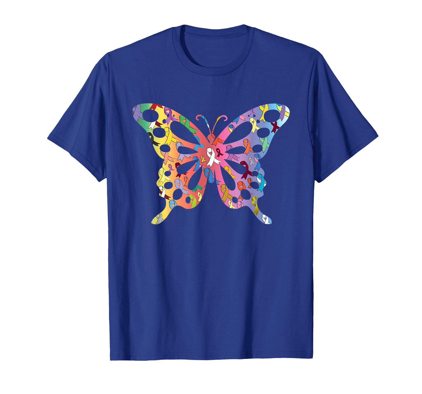 All Cancer Matters Awareness Butterfly All Ribbons T-Shirt