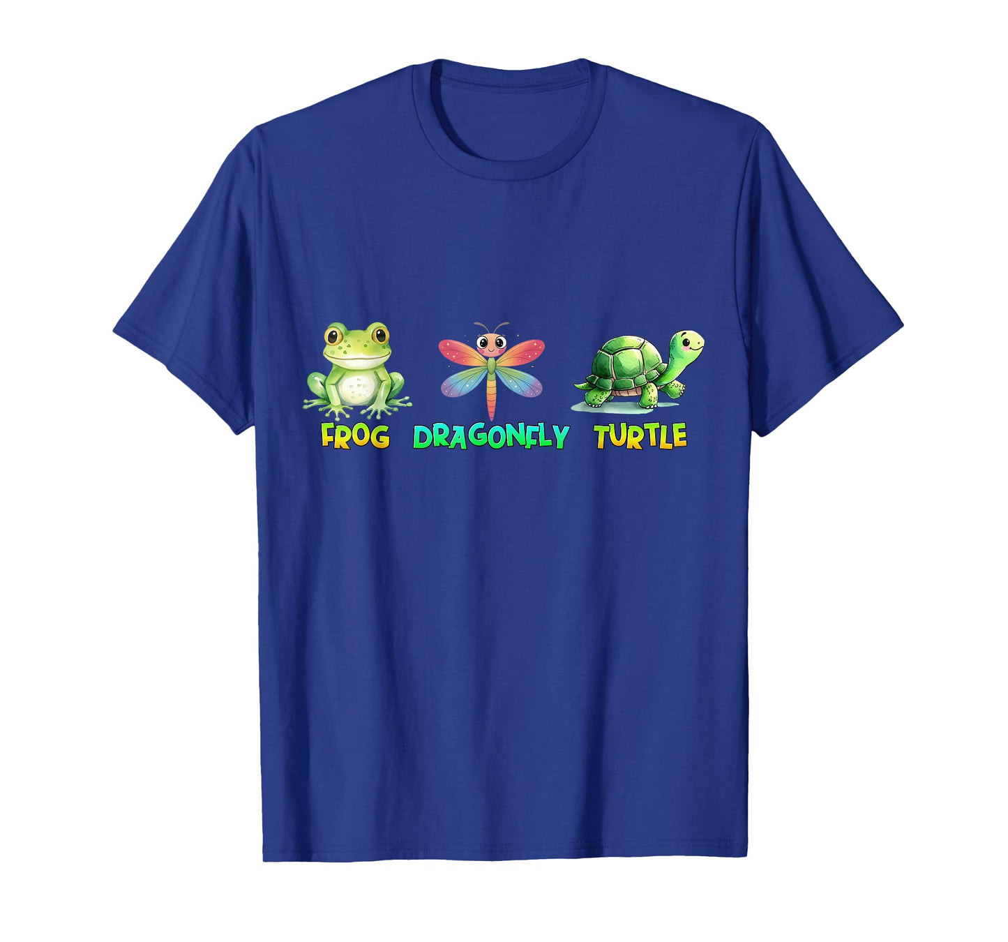 Chillin' With My Nature Crew – Frog, Turtle & Dragonfly T-Shirt
