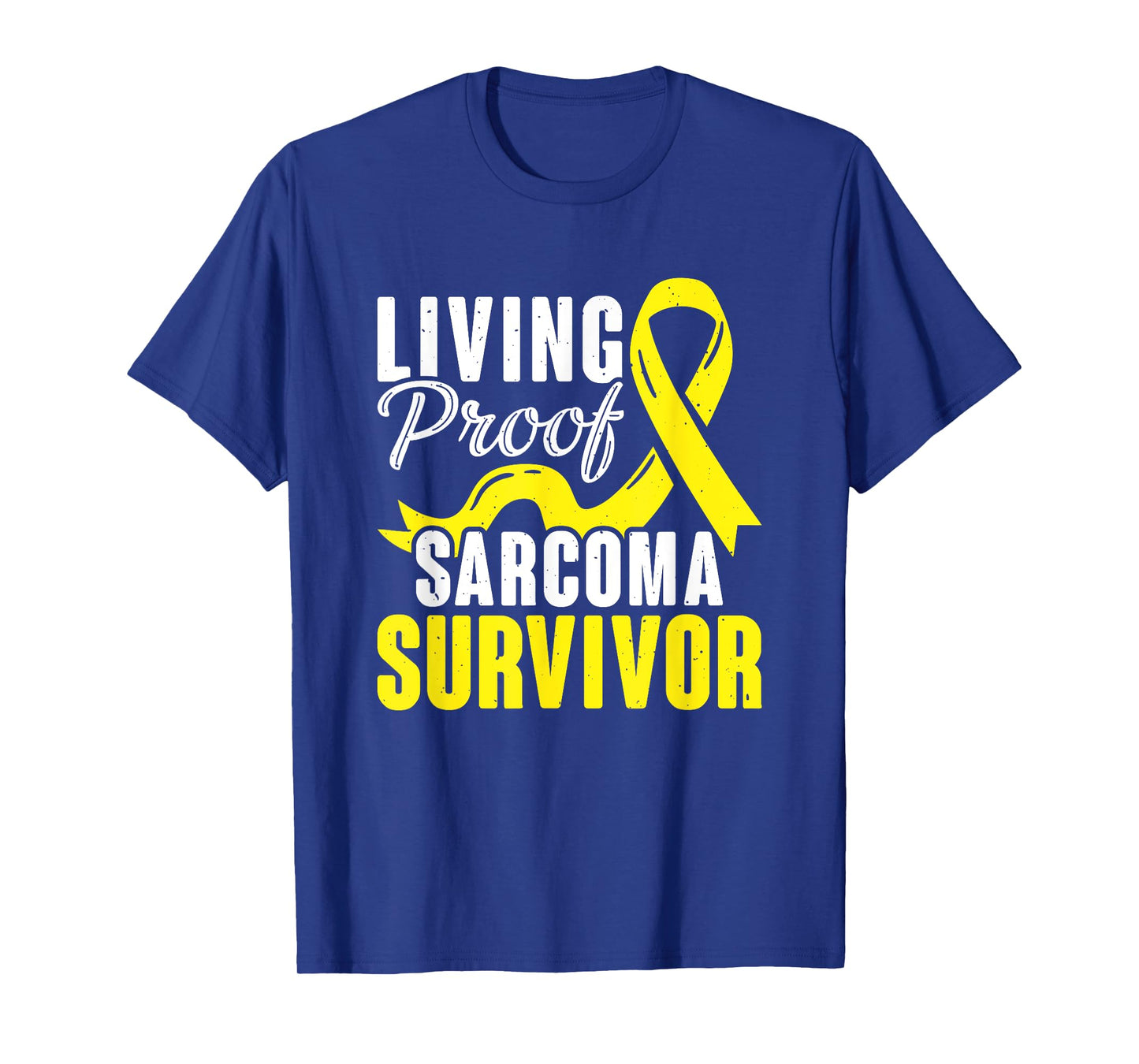 Support Yellow Ribbon Warrior Sarcoma Cancer Survivor T-Shirt