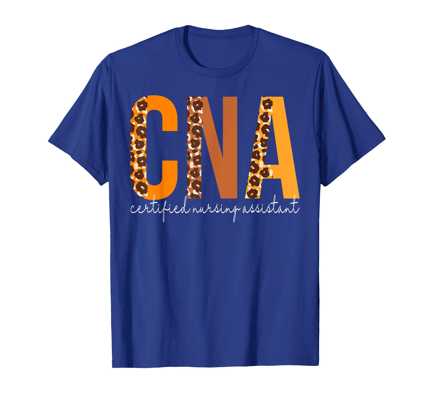 CNA Certified Nursing Assistant leopard Fall Autumn Lovers T-Shirt