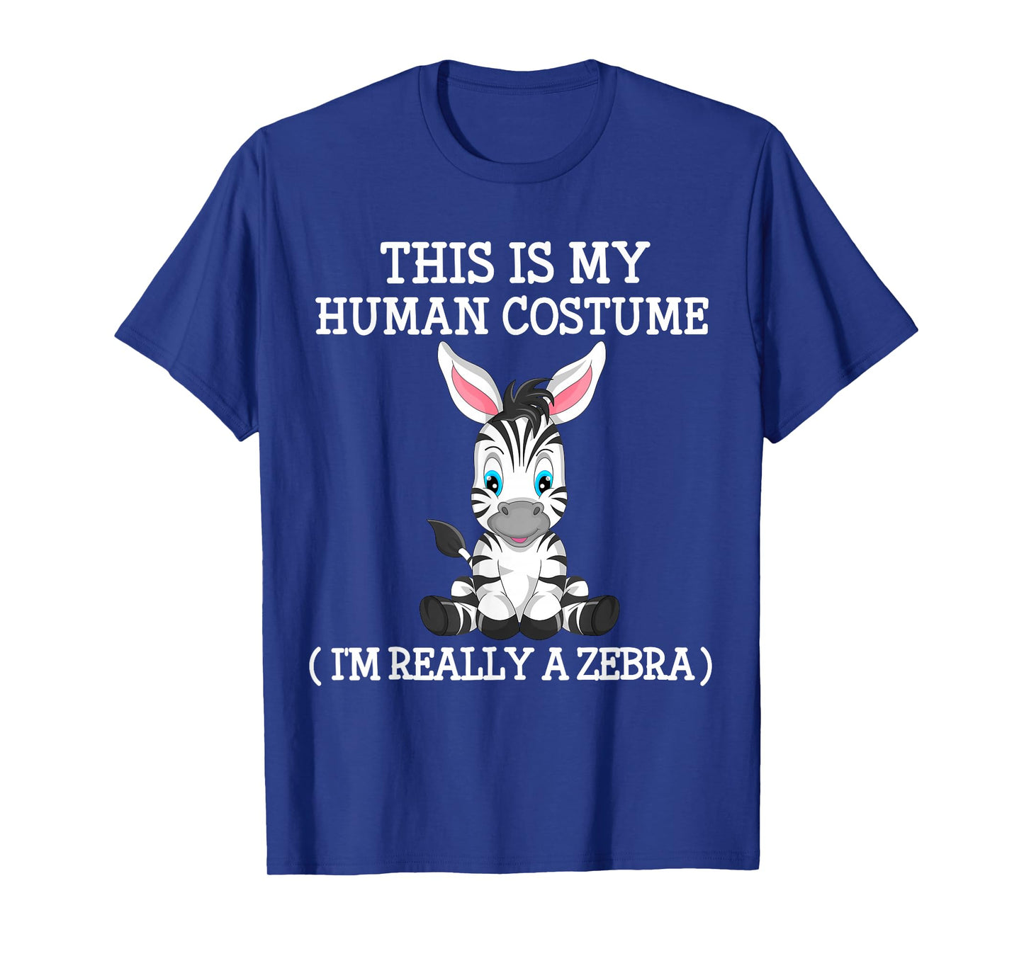 zebra pony funny Halloween Costume boy girl men women Kid T-Shirt