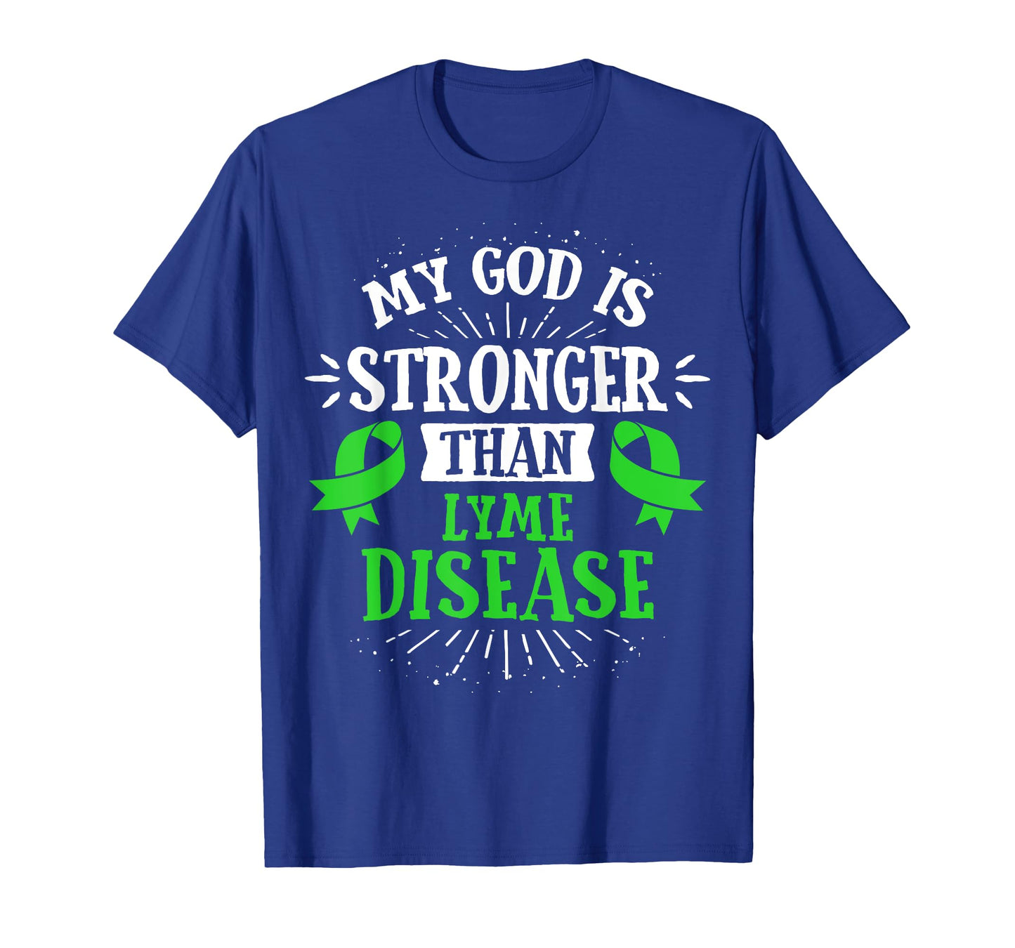 Lime Green Ribbon - Lyme Disease Awareness T Shirt T-Shirt