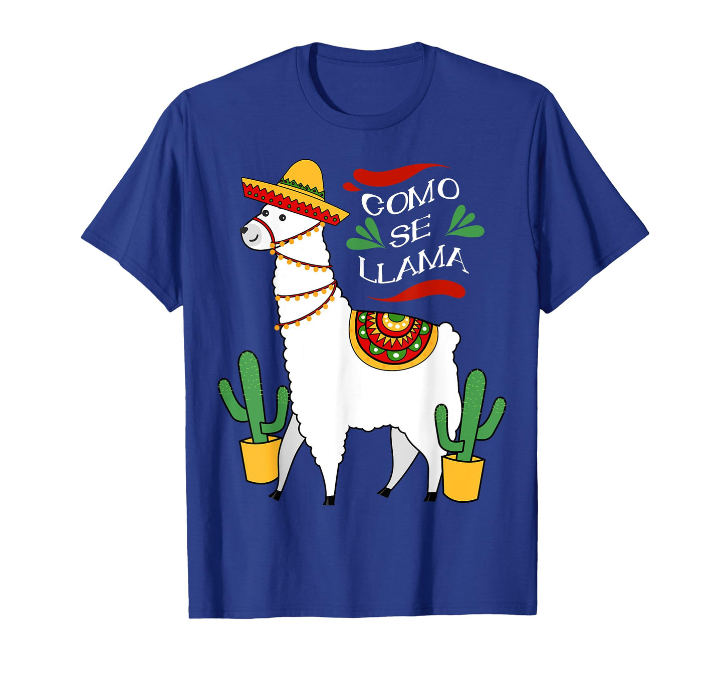 Como Se Llama Cactus Cute Cinco De Mayo Drink Shirt Tee T-Shirt