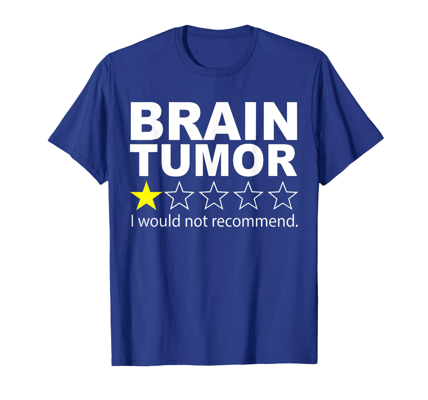 Brain Tumor I Would Not Recommend Brain Cancer Awareness T-Shirt