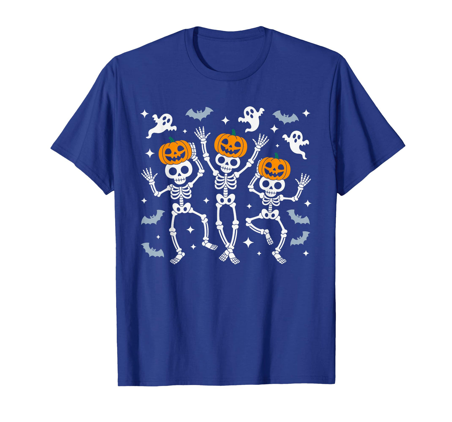 Dancing Skeleton Pumpkin for Toddler Teens Boys Kids T-Shirt