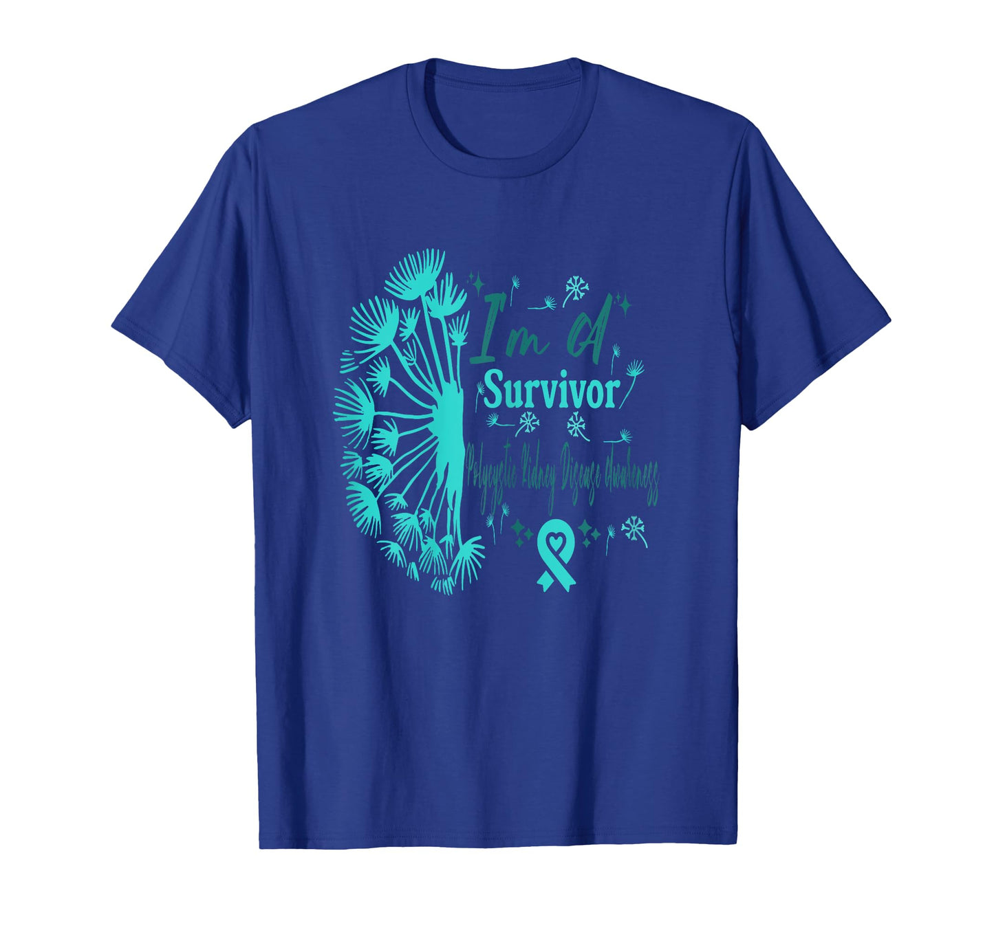 Womens PKD Polycystic Kidney Disease Awareness I'm A Survivor T-Shirt