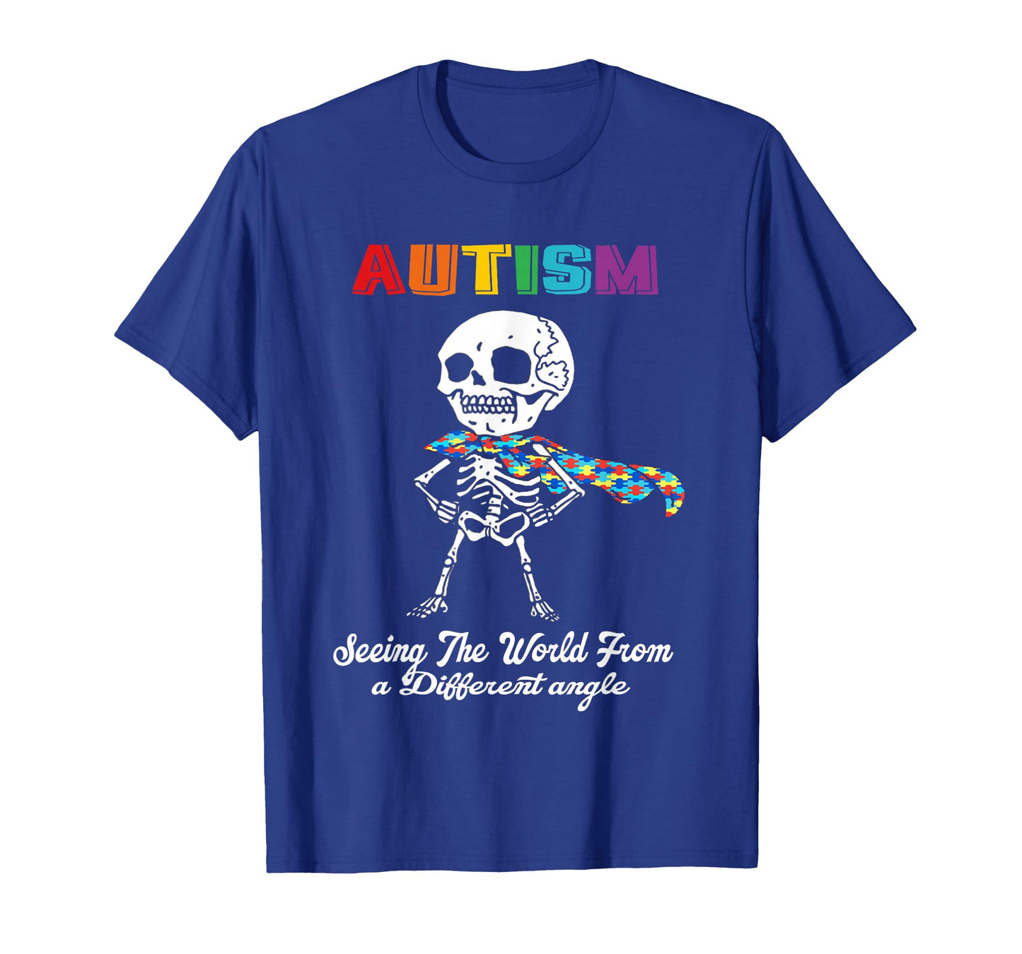 Funny Autism Awareness Cute Color Puzzles Autism Kids Girls T-Shirt