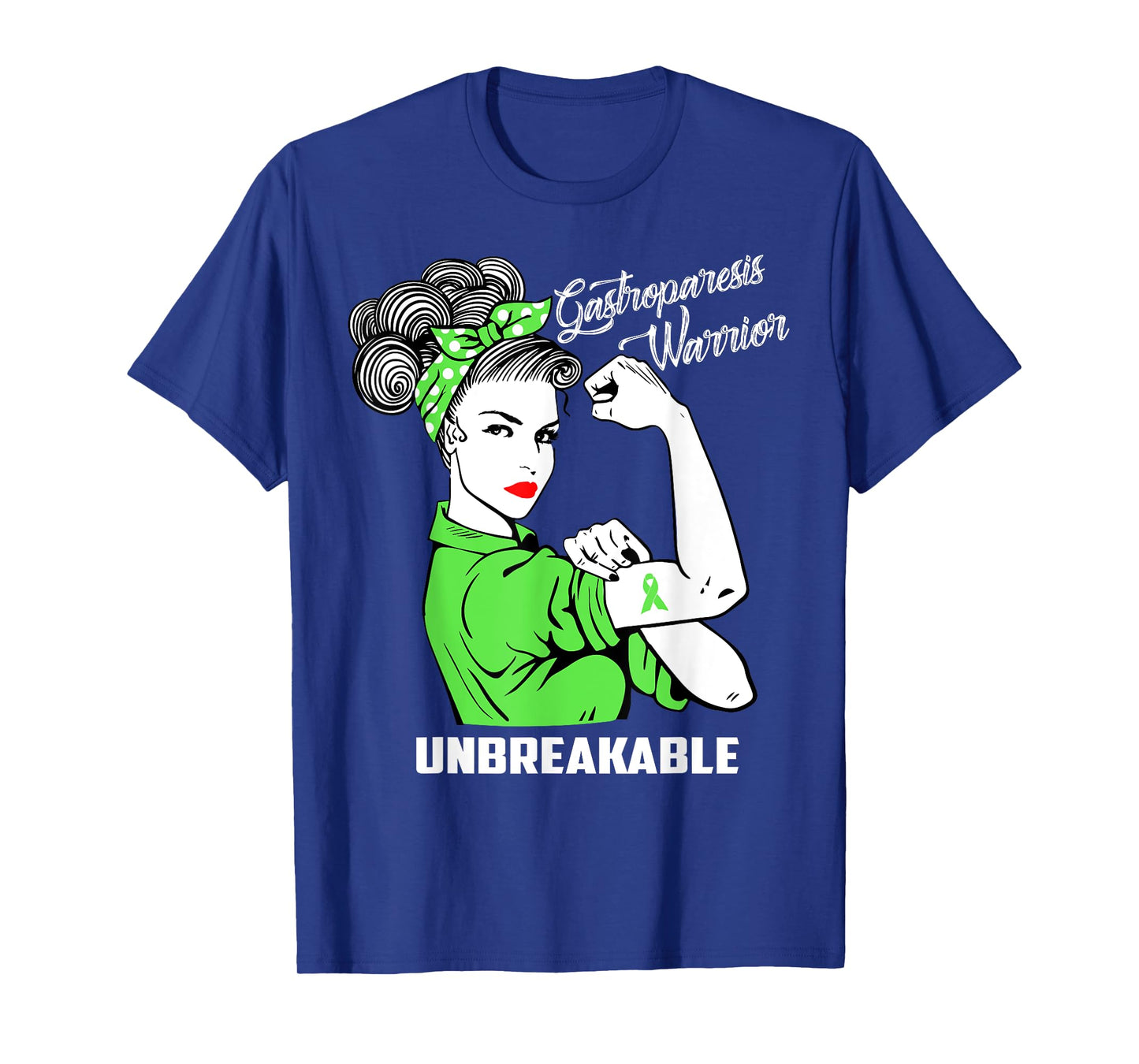 Gastroparesis Warrior Unbreakable T-Shirt Awareness Gift T-Shirt
