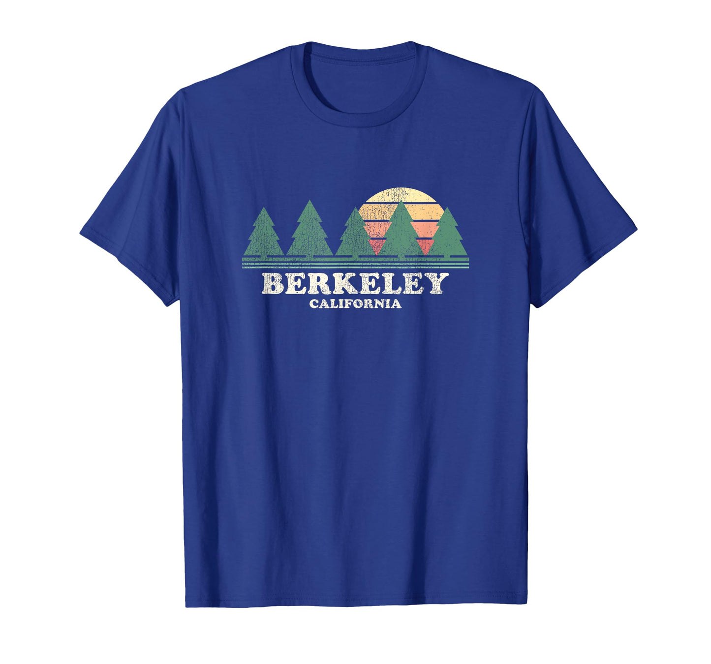 Berkeley CA Vintage Throwback Tee Retro 70s Design T-Shirt