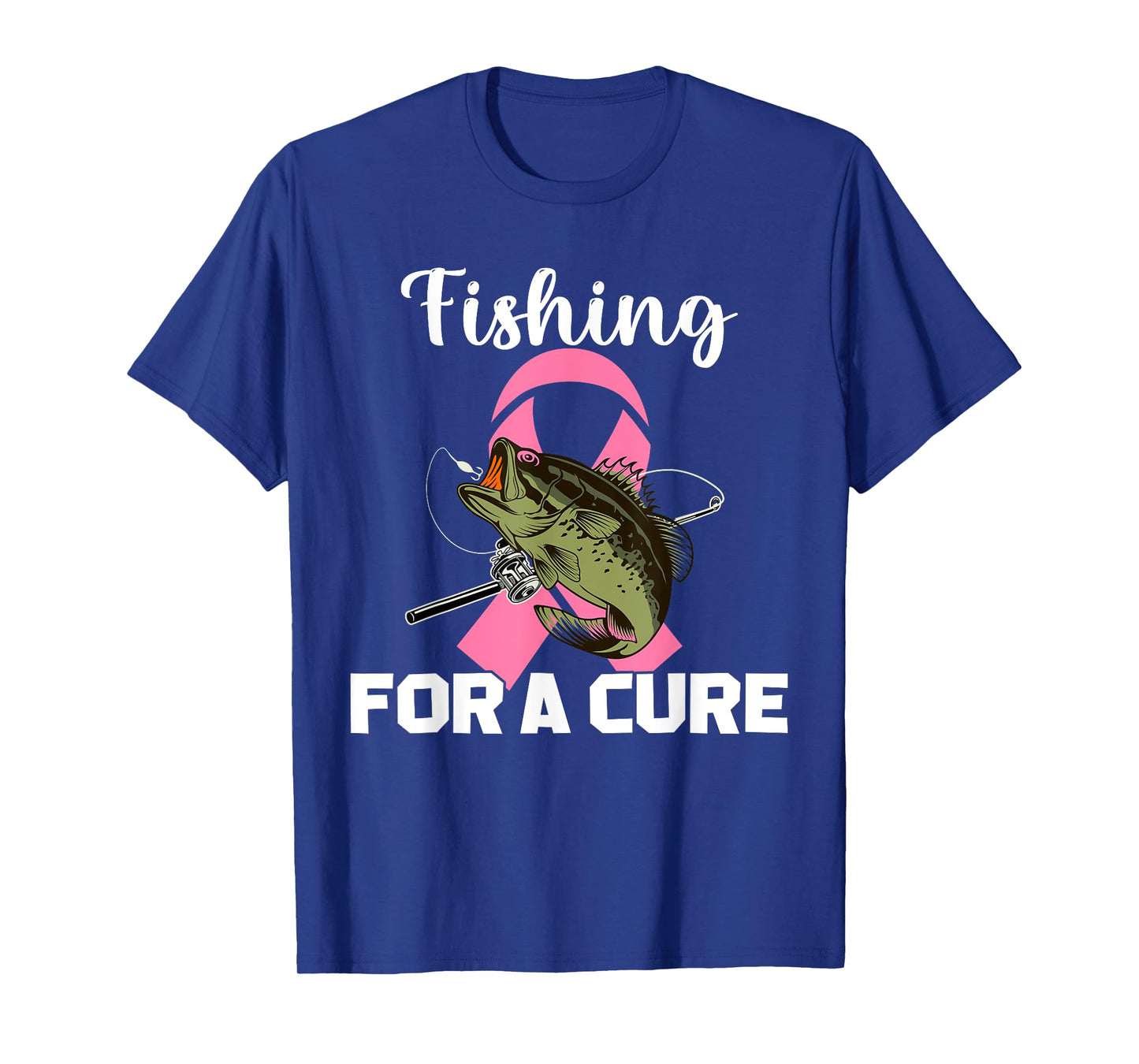 Fishing For A Cure Breast Cancer Awareness Fisher Warrior T-Shirt